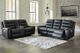 Signature Design by Ashley® Warlin 2-Piece Black Living Room Set-3