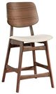 New Classic® Home Furnishings Oscar 5-Piece Clear/Natural/Walnut Counter Table Set-3