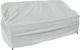 Treasure Garden White Fabric Outdoor Sofa Cover-0