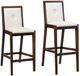 Handstone Tribeca Padded Back 30” Bar Chair in Leather-1