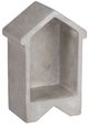 A & B Home Adderly Gray Open-Back House Planter-0