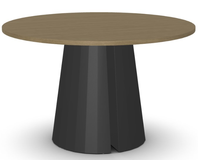 Amisco Customizable Gemma Thermo Fused Laminate 48'' Bar Height Round Table