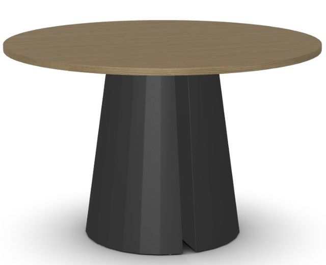 Amisco Customizable Gemma Thermo Fused Laminate 48'' Bar Height Round Table-0