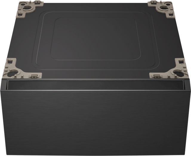 LG Signature 29" W x 14" H Brushed Black Steel Pedestal-0