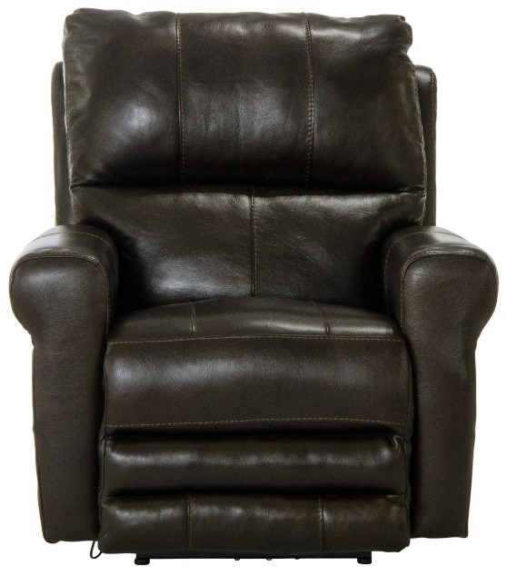 Catnapper® Hoffner Chocolate Power Lay Flat Recliner Larry's