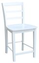 John Thomas Furniture® Dining Essentials Madrid Pure White Counter Stool-0