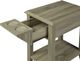 Brassex Inc. Dark Taupe Accent Table-1
