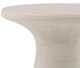 Dovetail Furniture Fania Styel 02 Ivory White Concrete Outdoor Side Table-1