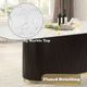 ACME Furniture Clayten White Dining Table with Espresso Base-5