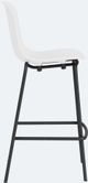 EQ3 Holi White/Black Outdoor Counter Stool-3