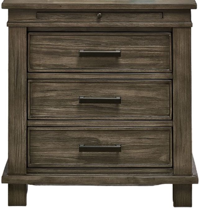 A-America® Glacier Point Graystone Nightstand-0