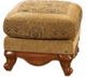 Fornirama 586 Brown/Dark Yellow Accent Ottoman-0