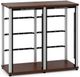 Salamander Designs® Synergy Twin 40 Rack Mount-Dark Walnut/Aluminum-0
