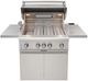 Thor Kitchen® 36" Stainless Steel Built-In Gas Grill on Cart with Sear Rear Infrared Burner and Rotisserie-1
