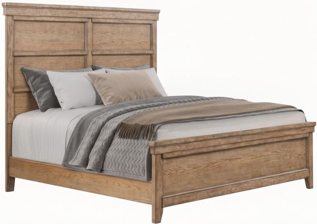 Liberty Furniture Carolina Park 4-Piece Amber Brown 89" Queen Panel Bedroom Set-1