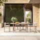Classic Home Dawson Butterscotch Wooden Outdoor Counter Table-1