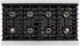 ZLINE Autograph Edition Paramount Series 48" Stainless Steel Pro Style Dual Fuel Range with Matte Black Accents -2