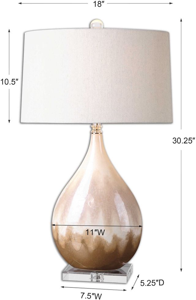 Uttermost® Flavian Metallic Rust Table Lamp-3