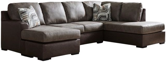 Signature Design by Ashley® Castille Way 2-Piece Fossil U-Shape Sectional and Chaise-0