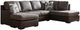 Signature Design by Ashley® Castille Way 2-Piece Fossil U-Shape Sectional and Chaise-0
