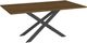 Amisco Customizable Ascencio 72" Rectangular Dining Table with 1" Walnut Veneer Top-0