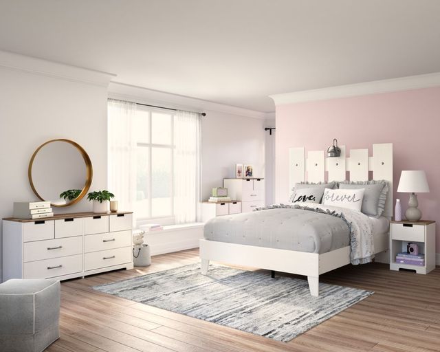 Signature Design by Ashley® Vaibryn 2-Piece Two-Tone Full Panel Platform Bed Set-3