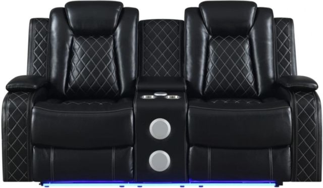 New Classic® Home Furnishings Orion II 2-Piece Black Power Reclining Living Room Seating Set-3