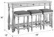 Emerald Home New Haven 4-Piece Oyster Shell Sofa Table Set-2