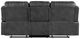 Homelegance® Newnan Gray Double Manual Reclining Sofa-3