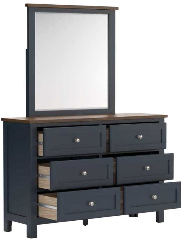 Signature Design by Ashley® Landocken Blue/Brown Dresser and Mirror-1