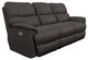 La-Z-Boy® Trouper Walnut Leather Power Reclining Sofa with Headrest and Lumbar-0