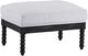 Forty West Willow Washable White Ottoman-0