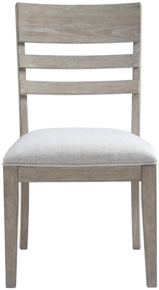 Riverside Furniture Bennett 2-Piece Frosted Gray Dining Side Chair Set-2