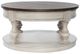 Liberty Furniture Morgan Creek 3-Piece Antique White/Wirebrushed Tobacco Optional Living Room Table Set-1