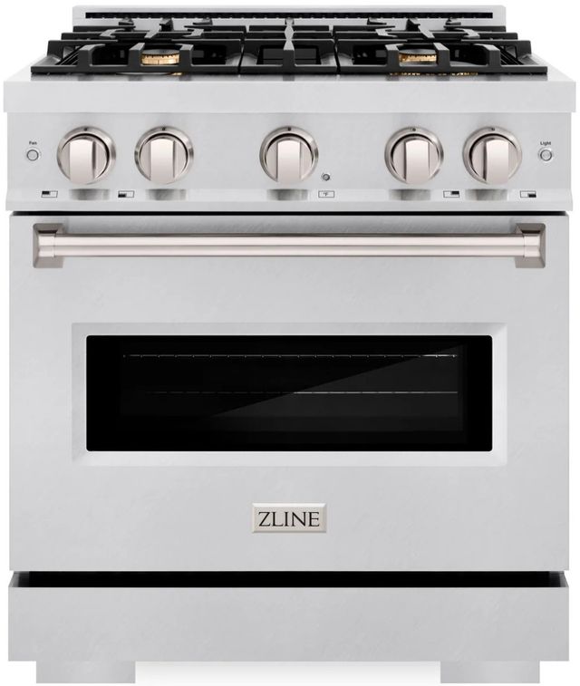 ZLINE Classic 30" Satin Stainless Steel Pro Style Dual Fuel Range-0