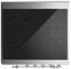 Ilve® Majestic III 30" Midnight Blue Pro Style Induction Range with Solid Door and Chrome Trim-4