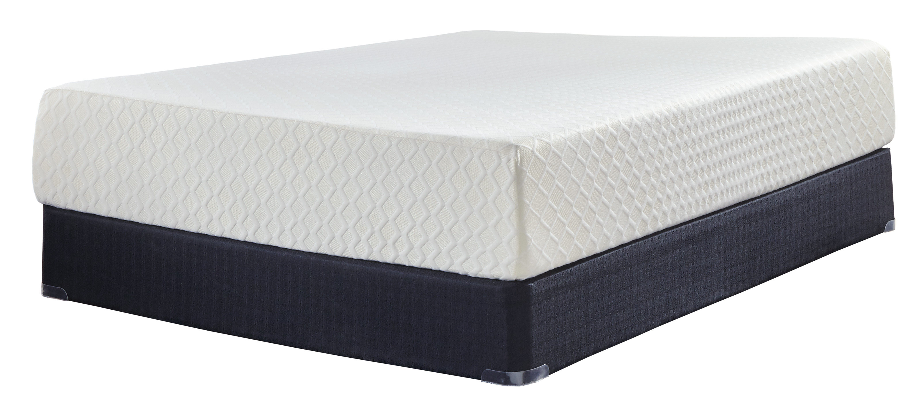 12" Euro Top Ultra Plush Full Hybrid Mattress in a Box with Platform Frame