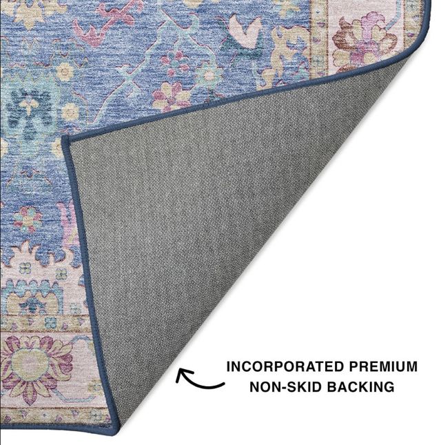Dalyn™ Rug Company Hatay HY7 Blue 5'x8' Area Rug-2