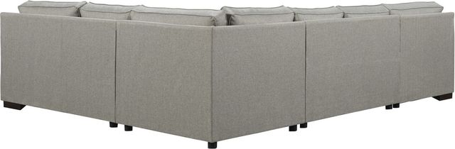 Benchcraft® Marsing Nuvella® 4-Piece Slate Left-Arm Facing Loveseat Sectional and Chaise-1