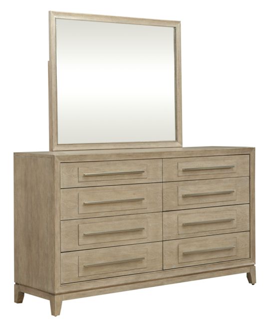 Liberty Furniture Brentwood Sandstone Dresser and Mirror-0
