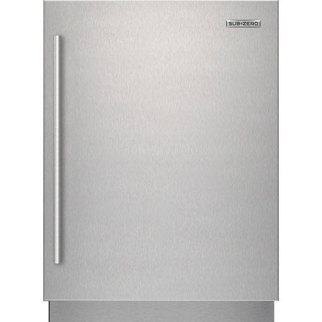 Sub-Zero® Designer Stainless Steel Right Hinge Outdoor Undercounter Refrigerator Door Panel Kit with Tubular Handle-0