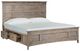 Magnussen Home® Paxton Place Dovetail Gray Queen Storage Bed-4