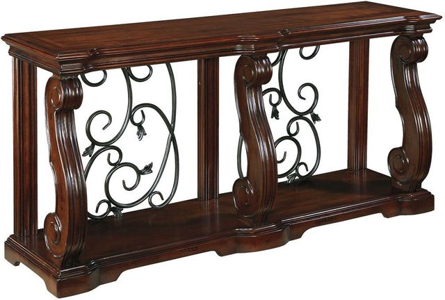 Signature Design by Ashley® Alymere Rustic Brown Sofa Table-0