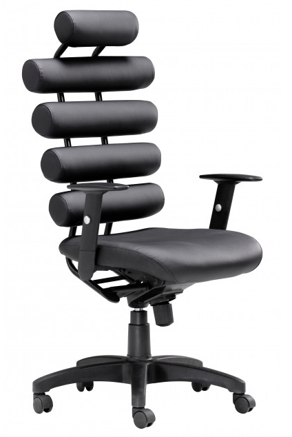 Zuo® Modern Unico Black Office Chair-0