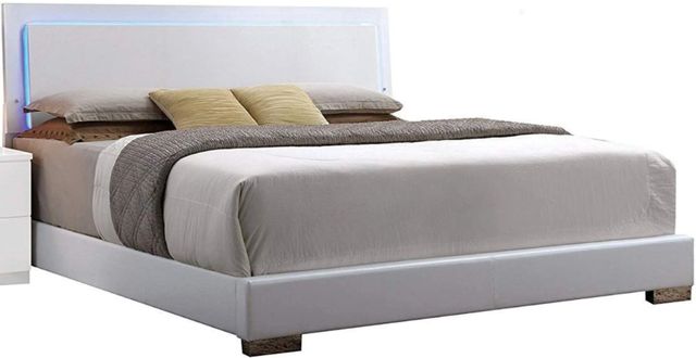 ACME Furniture Lorimar White Queen Panel Bed-0