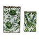 A & B Home 2-Piece Green/White Botanical Book Box Set-1
