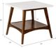 Olliix by Madison Park White/Pecan Parker End Table-1