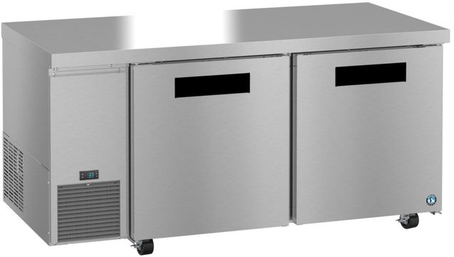 Hoshizaki Steelheart® 67" 19.97 Cu. Ft. Stainless Steel Two Section Undercounter Side Mount Refrigerator-1