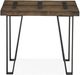 Magnussen Home® Dartmouth Sawmill Rectangular End Table with Galvanized Steel Legs-1
