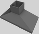 Vent-A-Hood® 60" Gunsmoke Euro-Style Island Range Hood-3